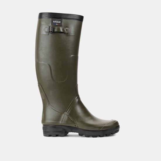 Aigle The Urban Ankle Rain Boots Men Olive ZA-07896